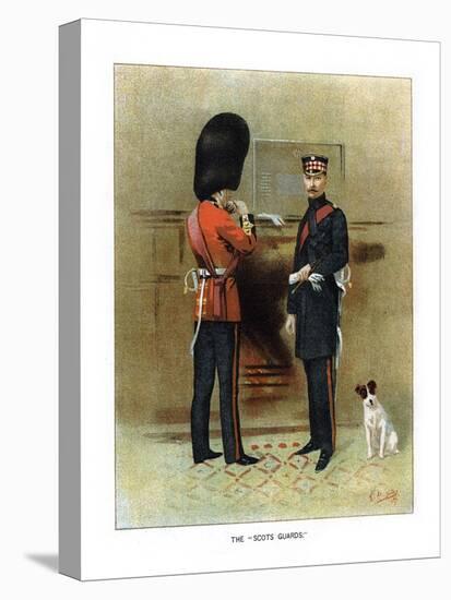 The Scots Guards, C1890-Geoffrey Douglas Giles-Stretched Canvas