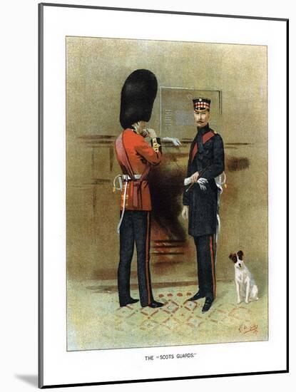 The Scots Guards, C1890-Geoffrey Douglas Giles-Mounted Giclee Print