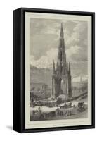 The Scott Monument, Edinburgh-null-Framed Stretched Canvas