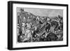 The Scottish Army Led by Robert the Bruce Defeats the Invading English Army of Edward Ii-null-Framed Art Print