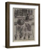 The Scottish Gathering at Stamford Bridge Grounds-Henry Marriott Paget-Framed Giclee Print