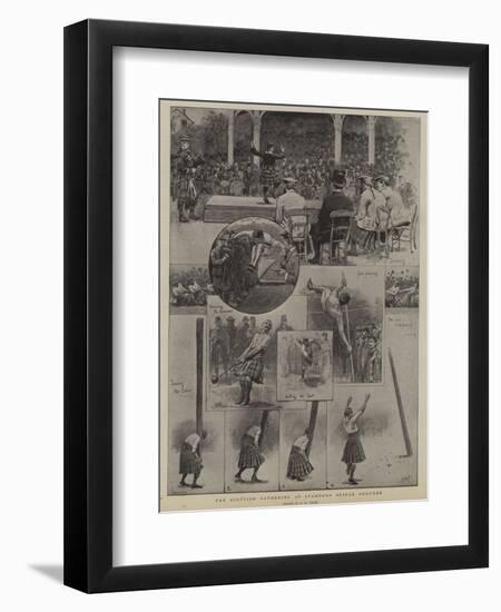 The Scottish Gathering at Stamford Bridge Grounds-Henry Marriott Paget-Framed Giclee Print