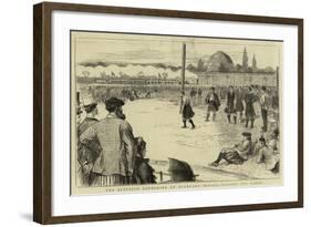 The Scottish Gathering at Stamford Bridge, Tossing the Caber-null-Framed Giclee Print