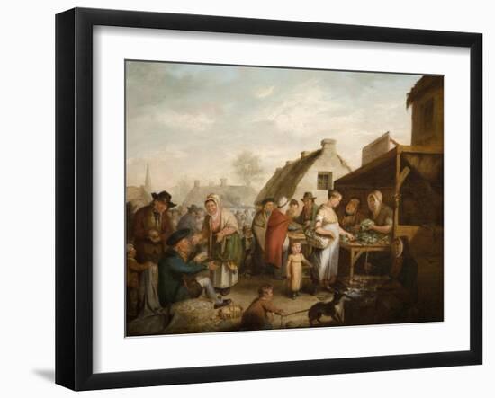 The Scottish Market Place, 1818-Sir David Wilkie-Framed Giclee Print