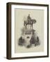 The Scottish National Memorial of the Late Prince Consort at Edinburgh; Sir John Steell-null-Framed Giclee Print