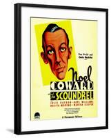 The Scoundrel, Noel Coward on Midget Window Card, 1935-null-Framed Photo