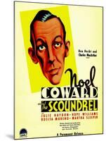 The Scoundrel, Noel Coward on Midget Window Card, 1935-null-Mounted Photo