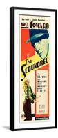 THE SCOUNDREL, top: Noel Coward, bottom: Julie Haydon on insert poster art, 1935-null-Framed Art Print