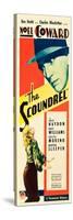 THE SCOUNDREL, top: Noel Coward, bottom: Julie Haydon on insert poster art, 1935-null-Stretched Canvas