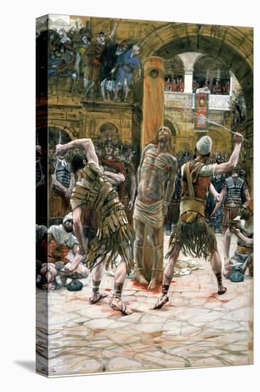 The Scourging, Illustration for 'The Life of Christ', C.1884-96-James Tissot-Stretched Canvas