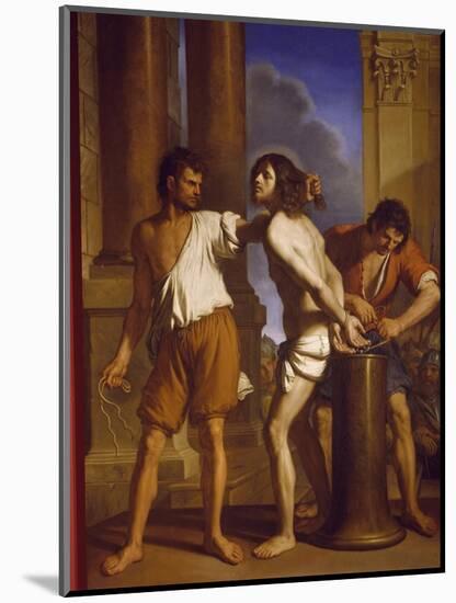 The Scourging of Christ, 1657-Giovanni Francesco Barbieri-Mounted Giclee Print