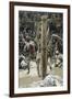 The Scourging of the Back-James Tissot-Framed Giclee Print