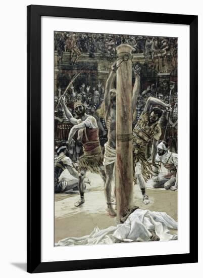 The Scourging of the Back-James Tissot-Framed Giclee Print