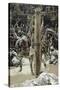 The Scourging of the Back-James Tissot-Stretched Canvas