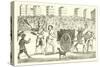 The Scourging of Titus Oates from Newgate to Tyburn-null-Stretched Canvas