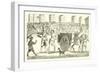 The Scourging of Titus Oates from Newgate to Tyburn-null-Framed Giclee Print