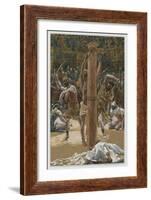 The Scourging on the Back, Illustration from 'The Life of Our Lord Jesus Christ', 1886-94-James Tissot-Framed Giclee Print