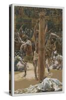 The Scourging on the Back, Illustration from 'The Life of Our Lord Jesus Christ', 1886-94-James Tissot-Stretched Canvas