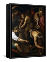 The Scourging-Giovanni Battista Paggi-Framed Stretched Canvas