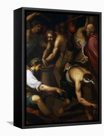 The Scourging-Giovanni Battista Paggi-Framed Stretched Canvas