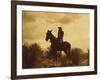 The Scout, Apache-Edward S Curtis-Framed Giclee Print