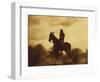 The Scout, Apache-Edward S Curtis-Framed Premium Giclee Print