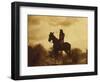 The Scout, Apache-Edward S Curtis-Framed Giclee Print