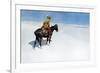 The Scout: Friends or Enemies?-Frederic Sackrider Remington-Framed Premium Giclee Print