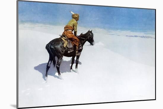 The Scout: Friends or Enemies?-Frederic Sackrider Remington-Mounted Art Print
