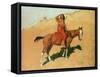 The Scout-Frederic Sackrider Remington-Framed Stretched Canvas