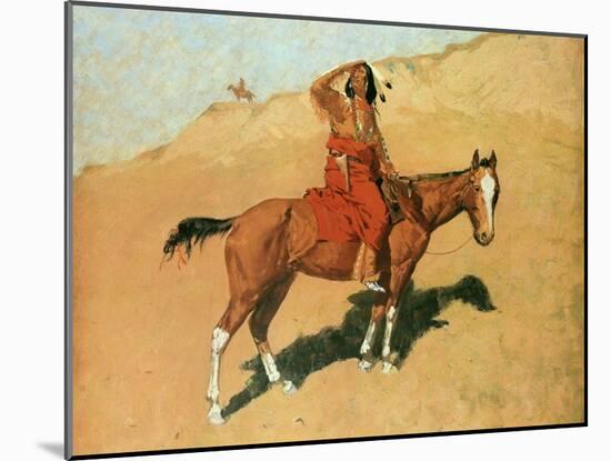 The Scout-Frederic Sackrider Remington-Mounted Art Print