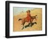 The Scout-Frederic Sackrider Remington-Framed Art Print