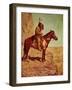 The Scout-Charles Shreyvogel-Framed Art Print