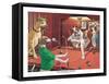 The Scratching Beagle-Arthur Sarnoff-Framed Stretched Canvas