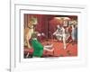 The Scratching Beagle-Arthur Sarnoff-Framed Art Print