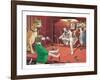 The Scratching Beagle-Arthur Sarnoff-Framed Art Print