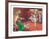 The Scratching Beagle-Arthur Sarnoff-Framed Art Print