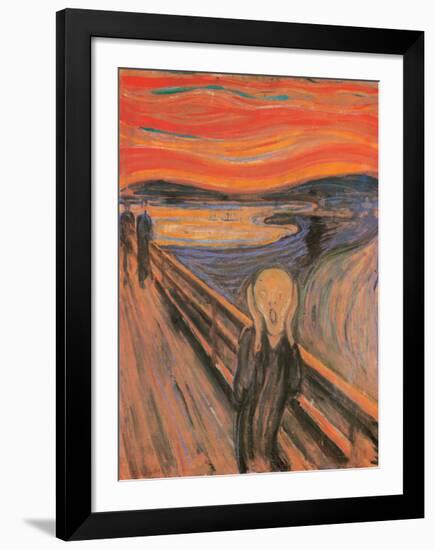 The Scream, 1893-Edvard Munch-Framed Giclee Print