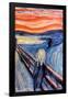 The Scream by Edvard Munch-Trends International-Framed Poster