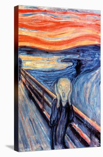 The Scream by Edvard Munch-Trends International-Stretched Canvas