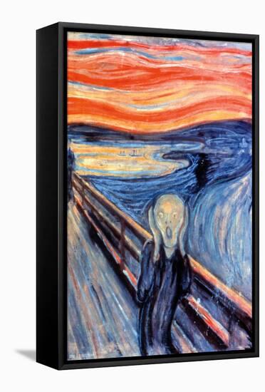 The Scream by Edvard Munch-Trends International-Framed Stretched Canvas