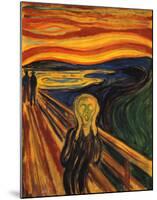 The Scream, c.1893-Edvard Munch-Mounted Poster