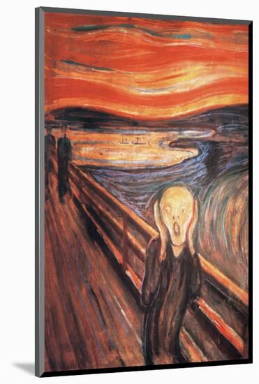 The Scream-Edvard Munch-Mounted Premium Giclee Print