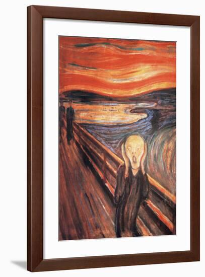 The Scream-Edvard Munch-Framed Premium Giclee Print