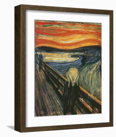 The Scream-Edvard Munch-Framed Premium Giclee Print