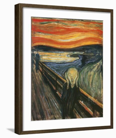 The Scream-Edvard Munch-Framed Premium Giclee Print