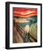 The Scream-Edvard Munch-Framed Art Print