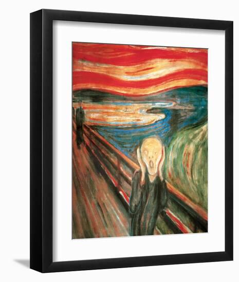 The Scream-Edvard Munch-Framed Art Print