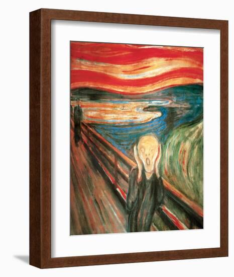 The Scream-Edvard Munch-Framed Art Print