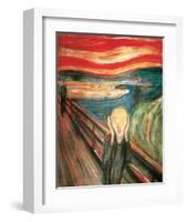 The Scream-Edvard Munch-Framed Art Print